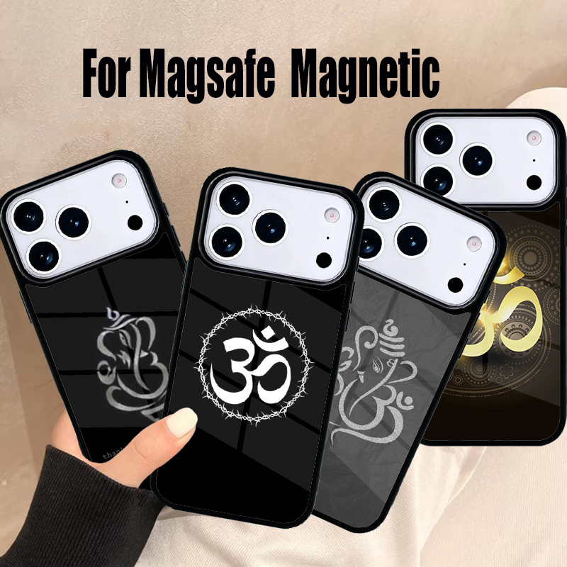 Yoga Fitness Apple - เคสโทรศัพท์ลายสัญลักษณ์ออม โอม โยคะ ฮินดู ฟิตเนส ยิม