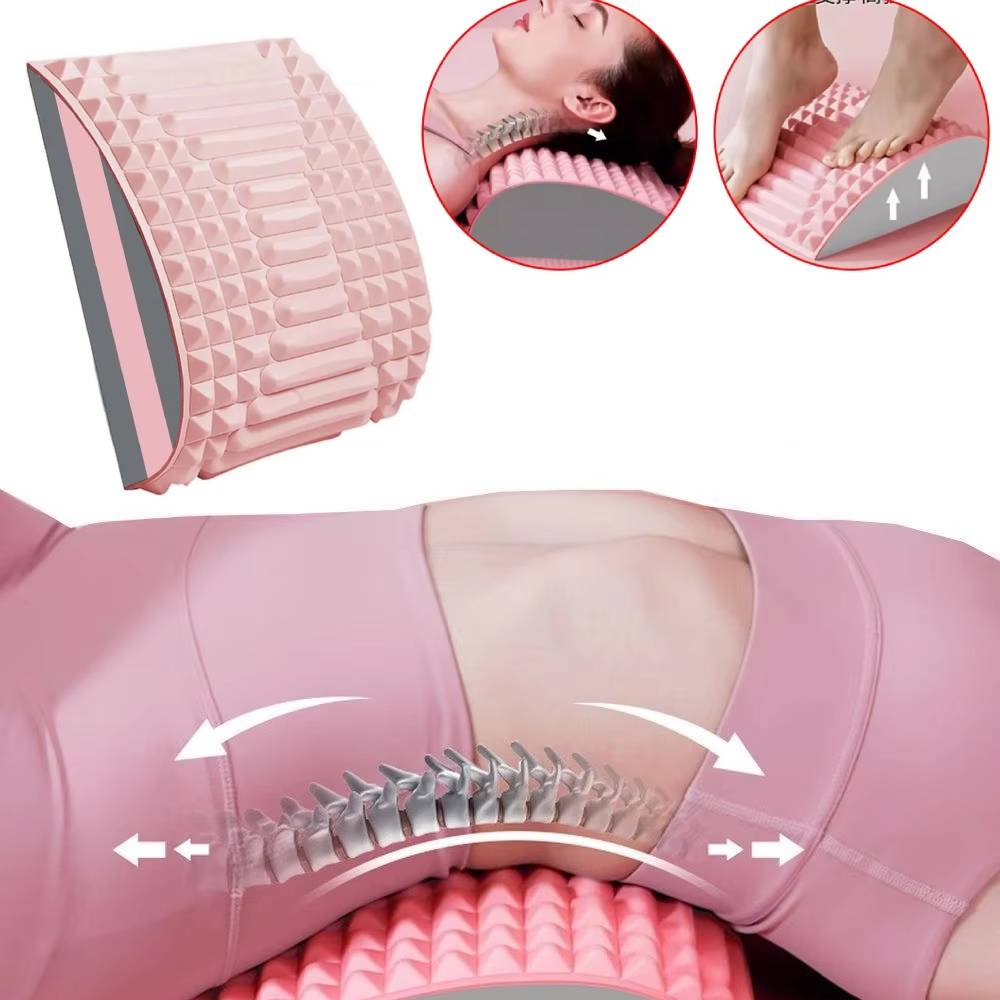 Posture Corrector Back - เครื่องนวดหลัง TPE สำหรับบริเวณเอว พร้อมที่ยืดคอ EVA ช่วยพยุงกระดูกสันหลัง