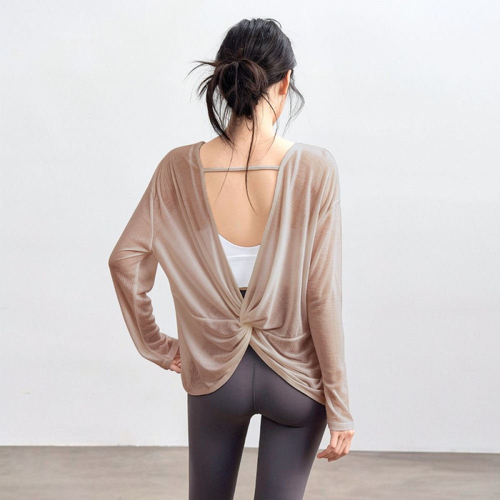 เสื้อโยคะผู้หญิง น้ำหนักเบา แข - Yoga Fitness Training บทวิจารณ์และราคา