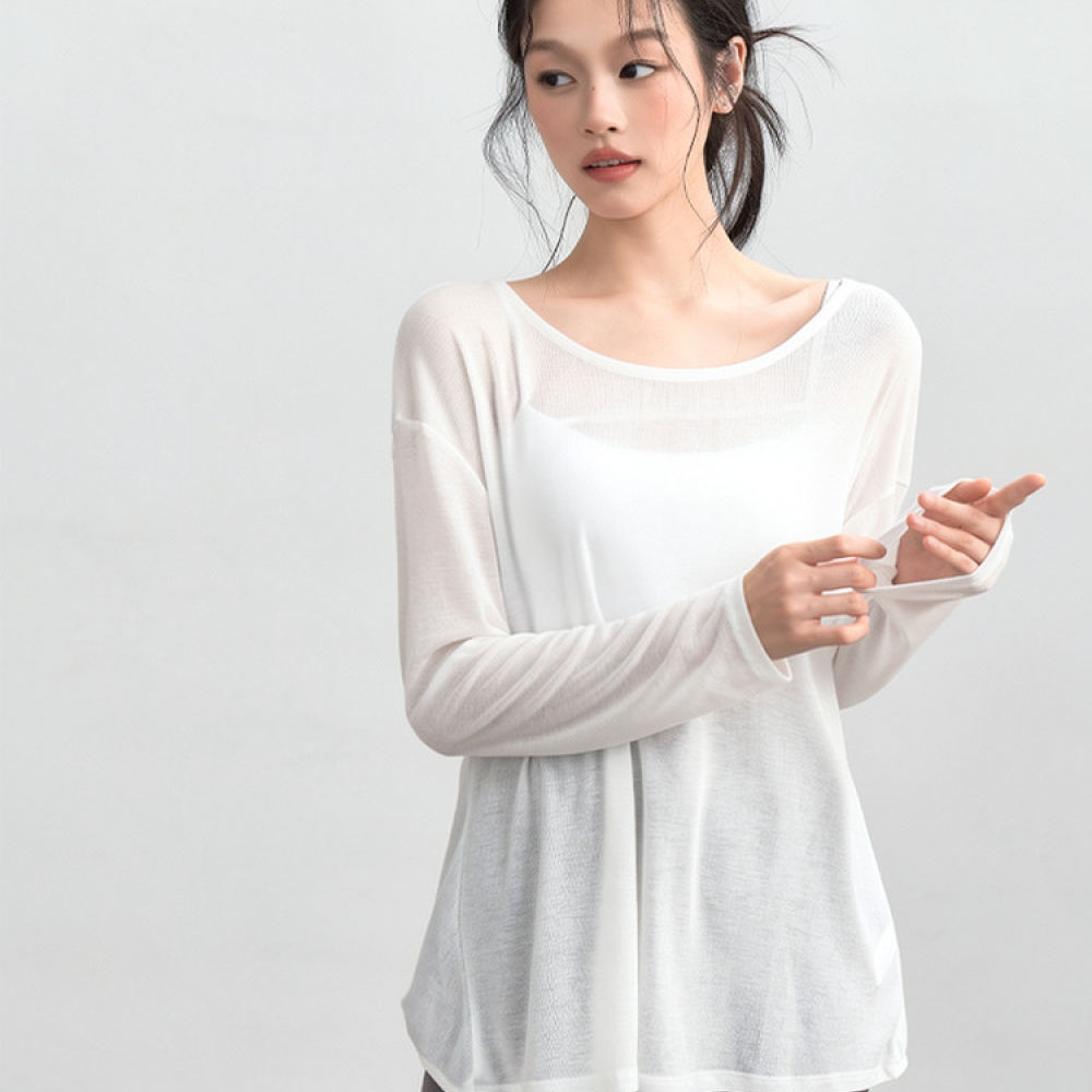 เสื้อโยคะผู้หญิง น้ำหนักเบา แข - Yoga Fitness Training บทวิจารณ์และราคา