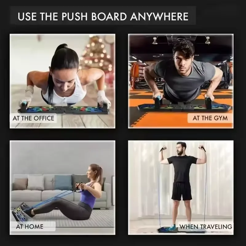 แผ่นฝึกวิดพื้นแบบพับได้ พร้อมด - Push Up Board บทวิจารณ์และราคา