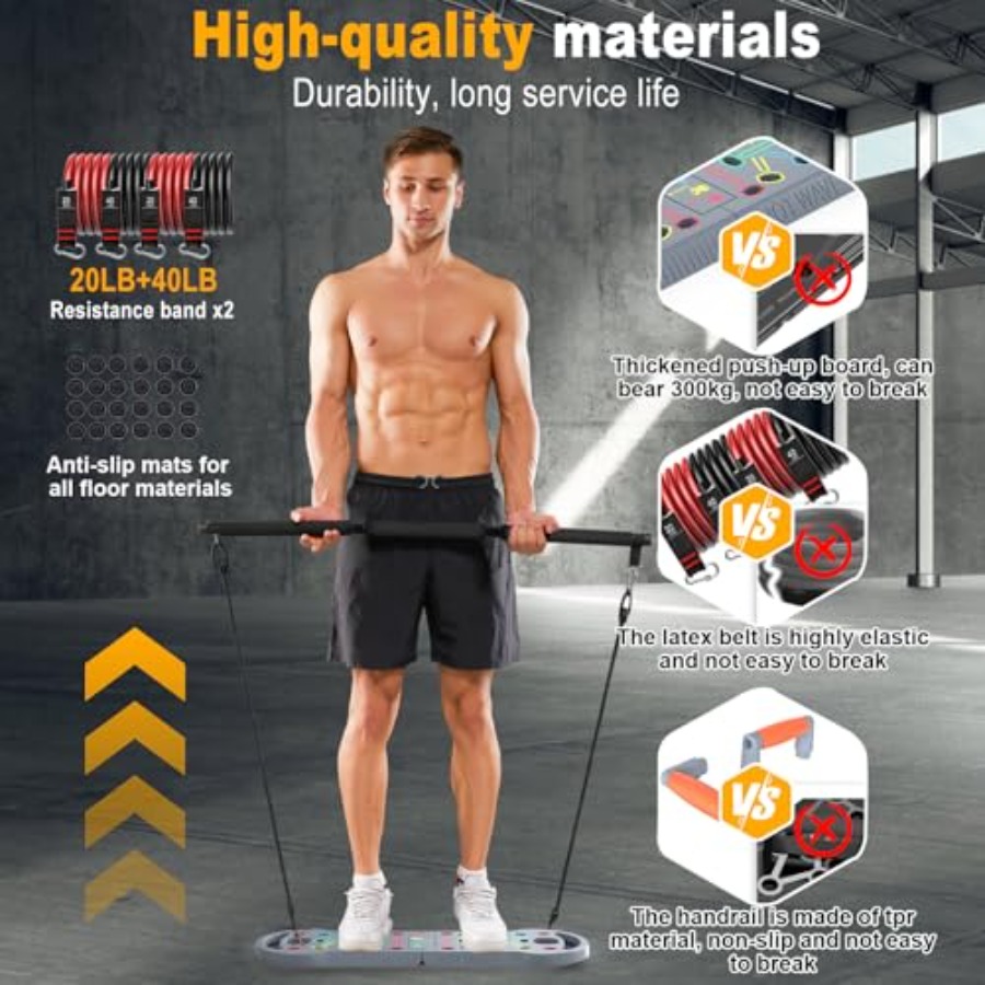 บอร์ดวิดพื้นสำหรับออกกำลังกายท - Push Up Board บทวิจารณ์และราคา