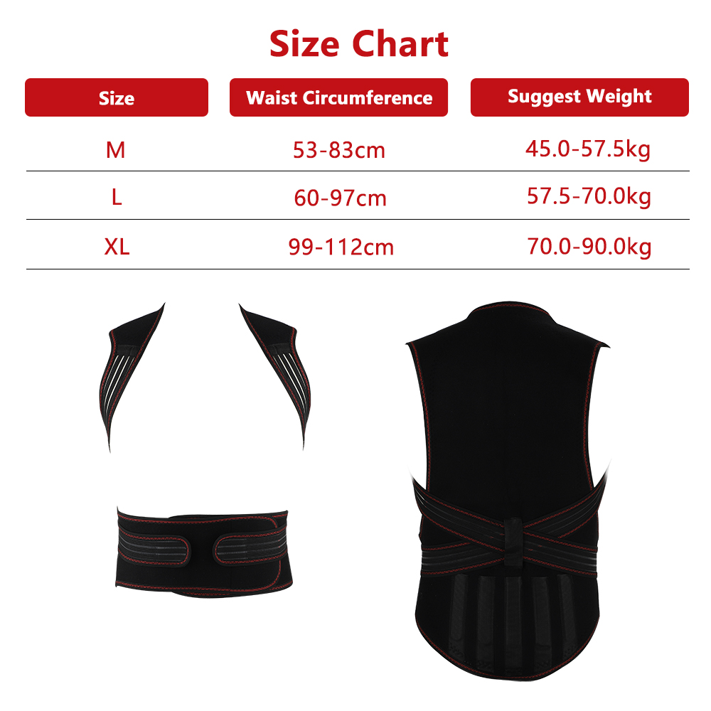 เข็มขัดพยุงหลังแบบให้ความร้อนใ - Posture Corrector Back บทวิจารณ์และราคา