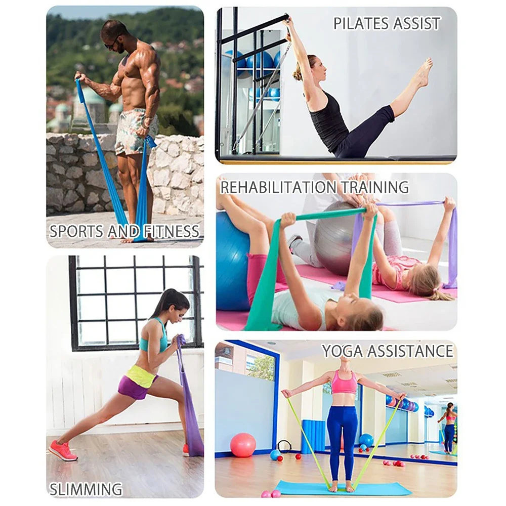 ความยาว 200 ซม. โยคะพิลาทิสยืด - Yoga Fitness Resistance Band บทวิจารณ์และราคา