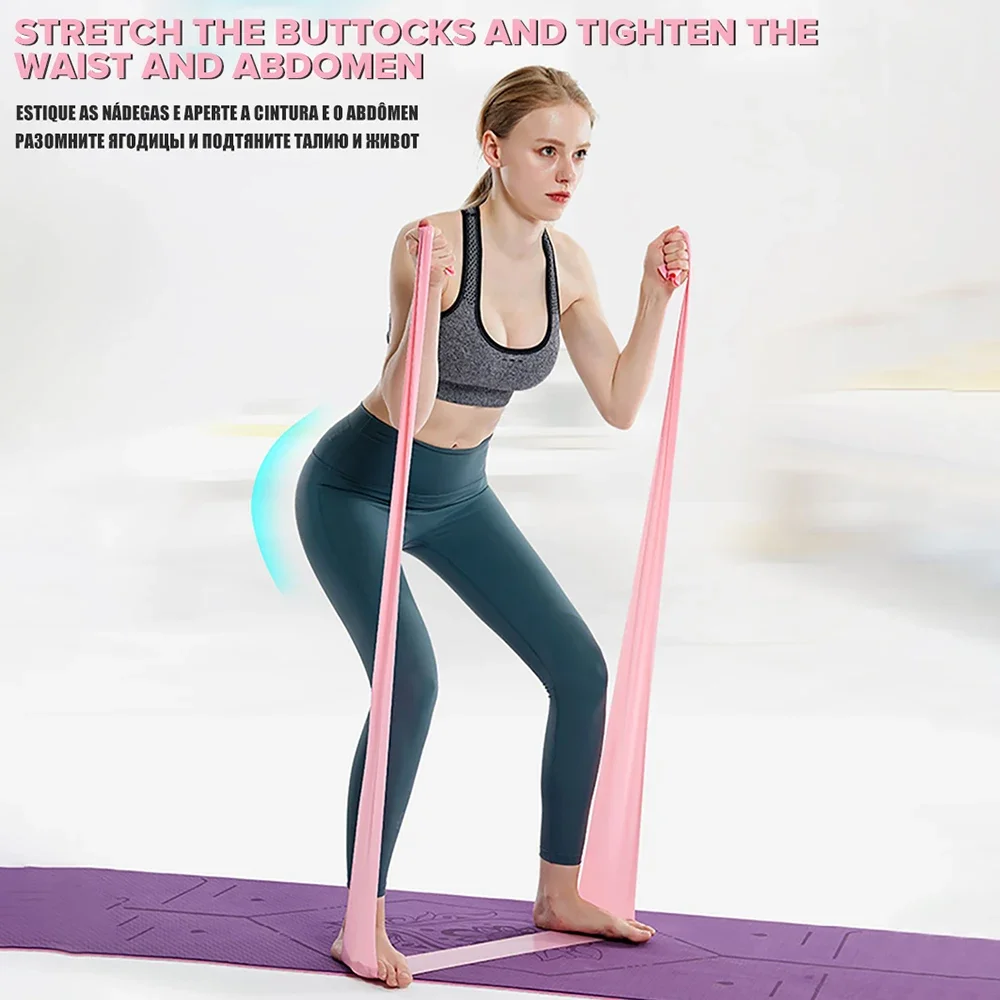 ความยาว 200 ซม. โยคะพิลาทิสยืด - Yoga Fitness Resistance Band บทวิจารณ์และราคา