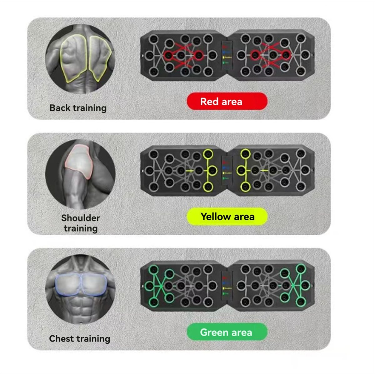 สินค้ามาใหม่ ชุดบอร์ดวิดพื้นแบ - Push Up Board บทวิจารณ์และราคา