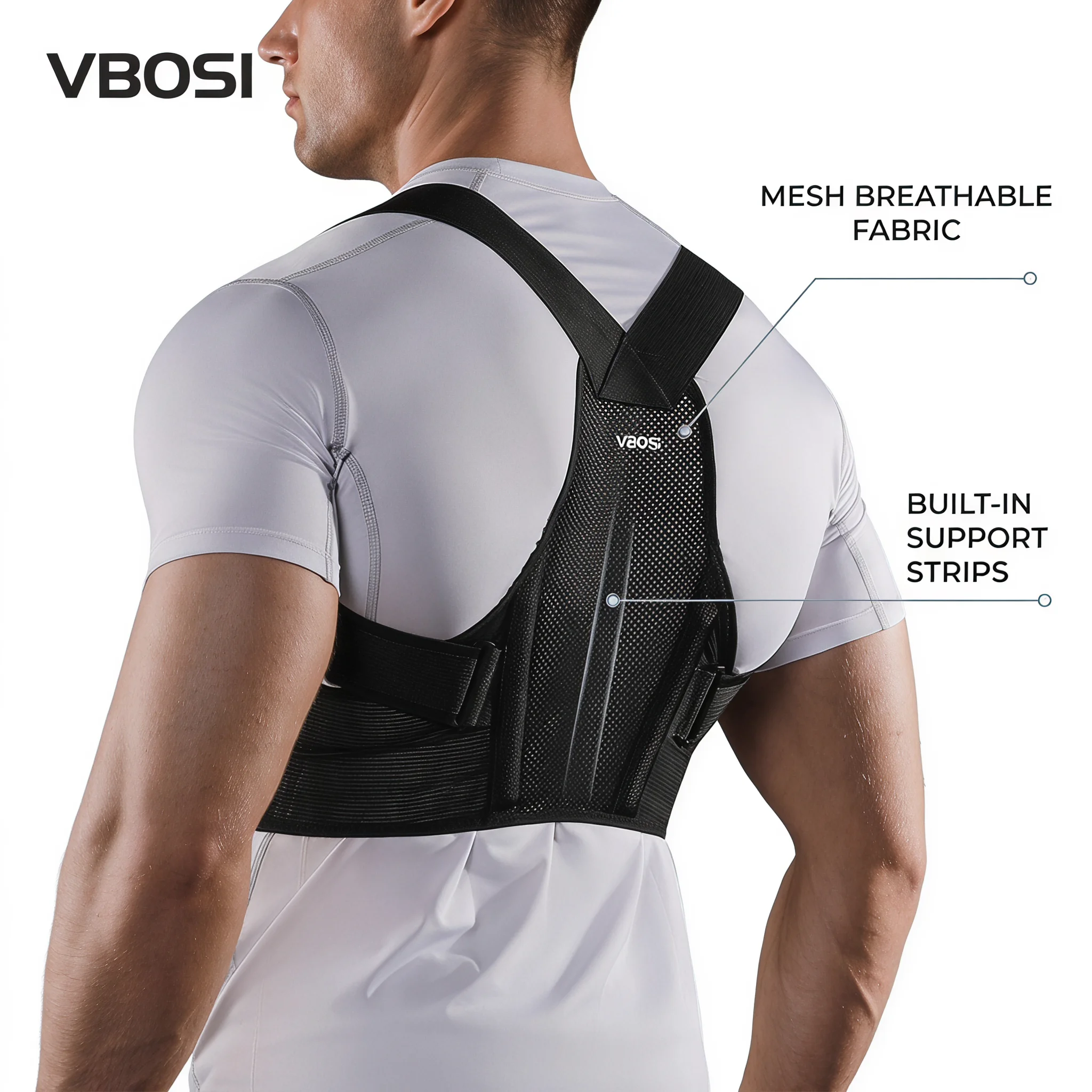 VBOSI อุปกรณ์ปรับท่าทาง แก้ไขห - Posture Corrector Back บทวิจารณ์และราคา