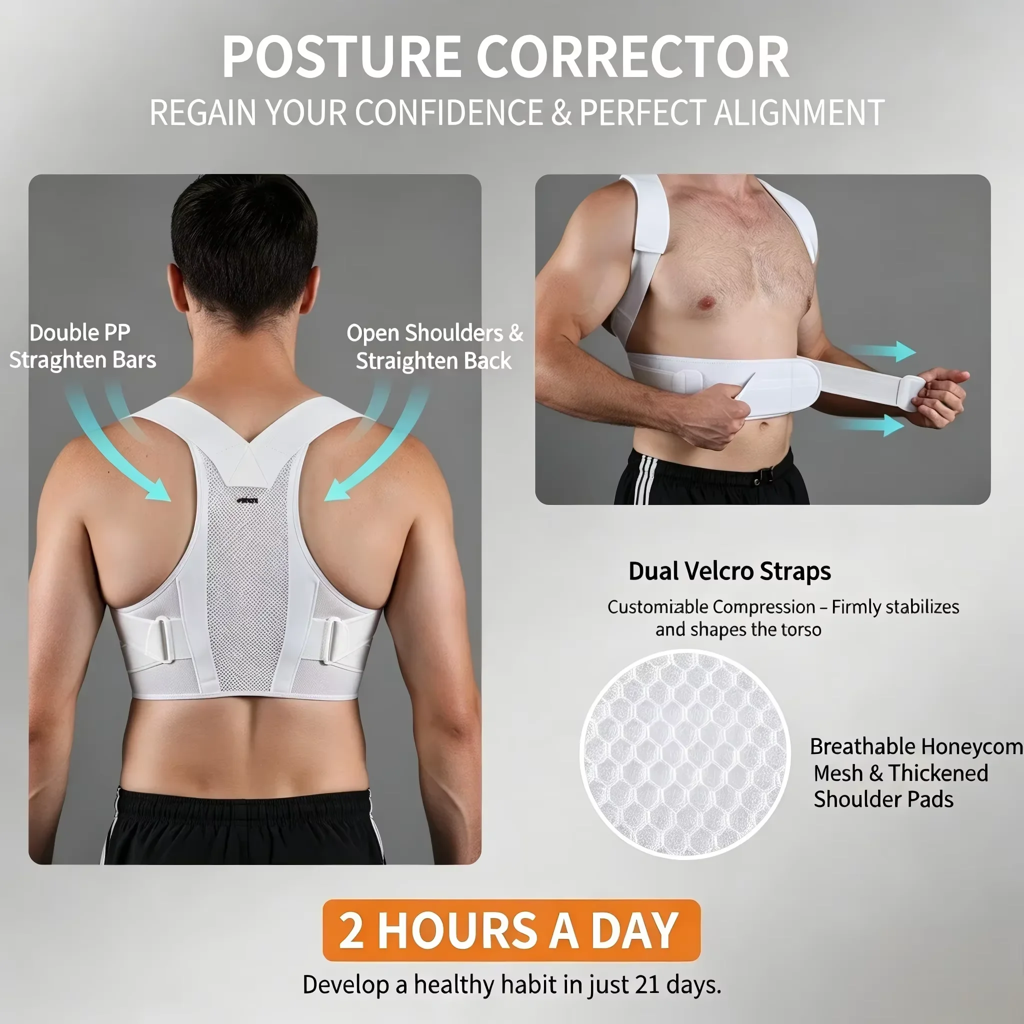 VBOSI อุปกรณ์ปรับท่าทาง แก้ไขห - Posture Corrector Back บทวิจารณ์และราคา