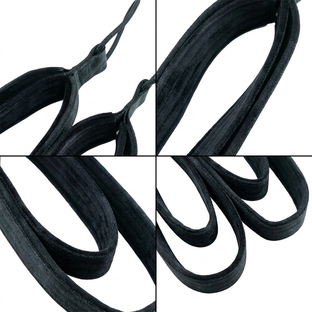 ห่วงคู่สีดำสำหรับพิลาทิส สายรั - Yoga Fitness Training บทวิจารณ์และราคา