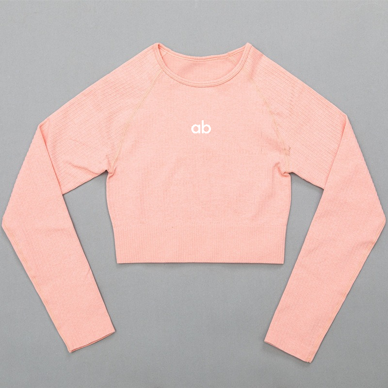 เสื้อครอปแขนยาวไร้ตะเข็บสำหรับ - Yoga Of Fitness บทวิจารณ์และราคา